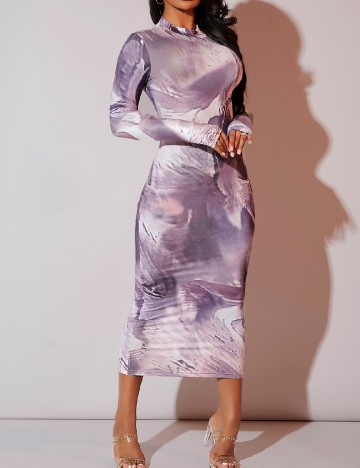 Rochie medie SHEIN, mov