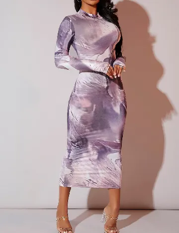 Rochie medie SHEIN, mov Mov
