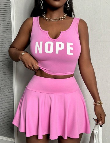 Compleu SHEIN, roz