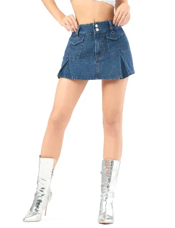 Fusta Forever 21, albastru