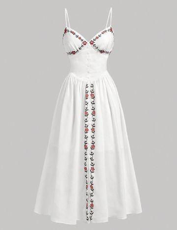 Rochie lunga SHEIN, alb