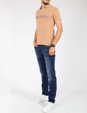Tricou Tommy Hilfiger, maro Maro