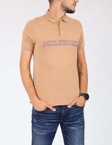 Tricou Tommy Hilfiger, maro