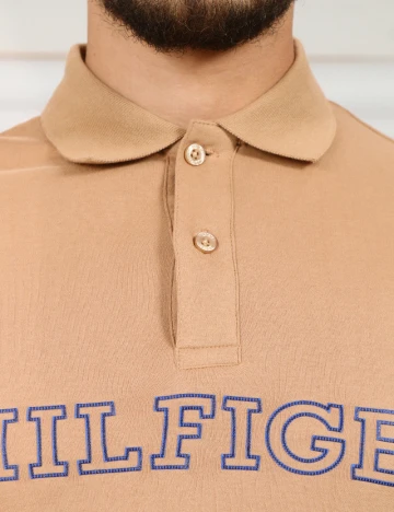 Tricou Tommy Hilfiger, maro Maro
