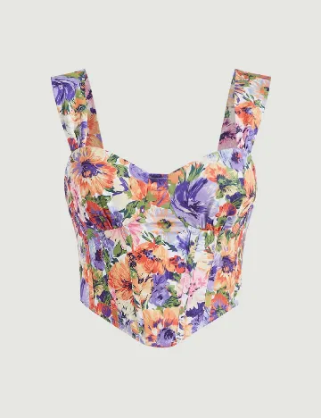 Top SHEIN, floral