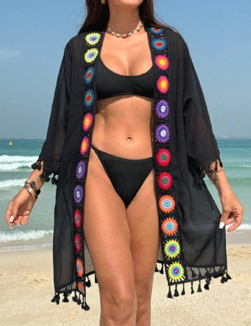 Kimono SHEIN, negru