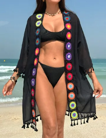 Kimono SHEIN, negru Negru