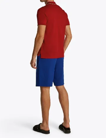Tricou Tommy Hilfiger, grena Rosu