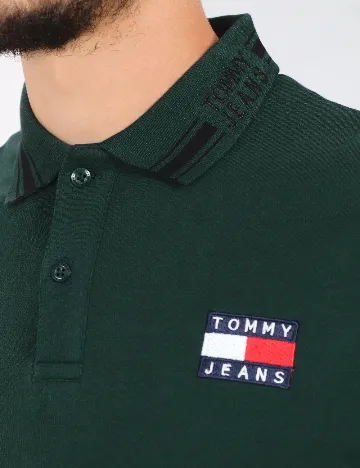 Tricou Tommy Jeans, verde Verde