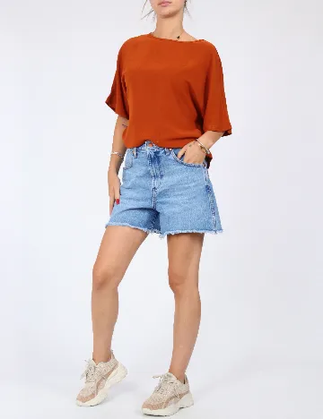 Tricou SHEIN, maro Maro