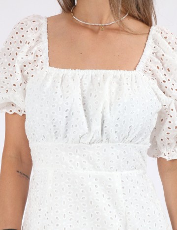 Rochie scurta SHEIN, alb