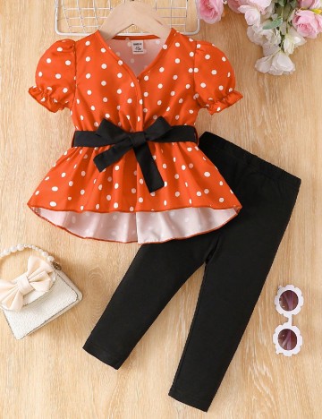 Compleu Shein Kids, portocaliu