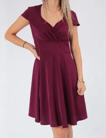 Rochie scurta SHEIN, grena