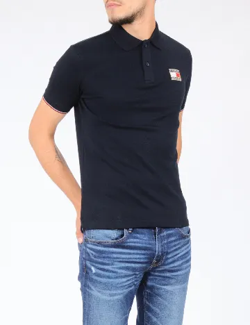 Tricou Tommy Hilfiger, bleumarin inchis Albastru