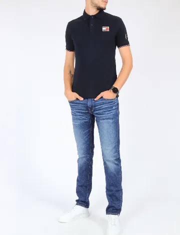 Tricou Tommy Hilfiger, bleumarin inchis Albastru