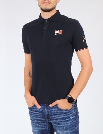 Tricou Tommy Hilfiger, bleumarin inchis
