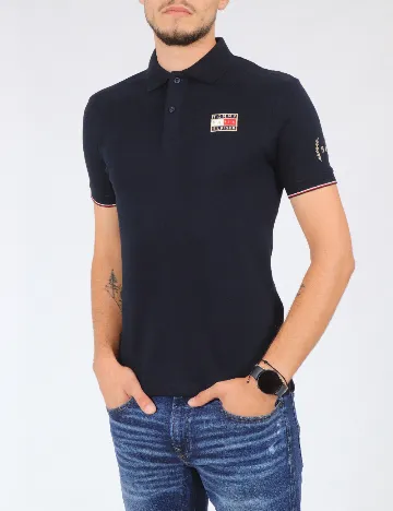 Tricou Tommy Hilfiger, bleumarin inchis Albastru