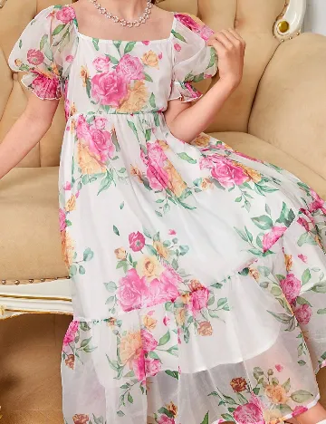Rochie Shein Kids, floral print Floral print