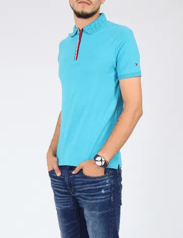 Tricou Tommy Hilfiger, albastru Albastru