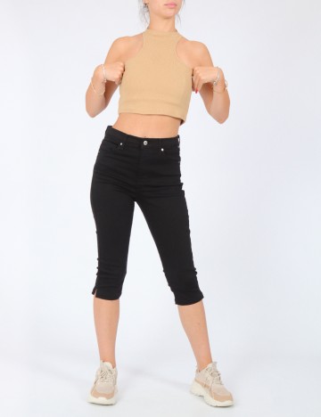 Pantaloni scurti Top Shop, negru