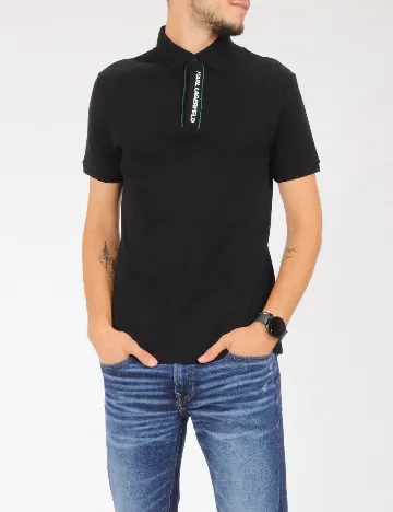 Tricou KARL LAGERFELD, negru Negru