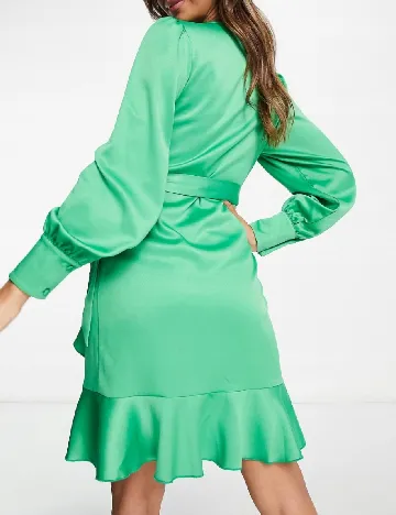 Rochie scurta Style Cheat, verde Verde