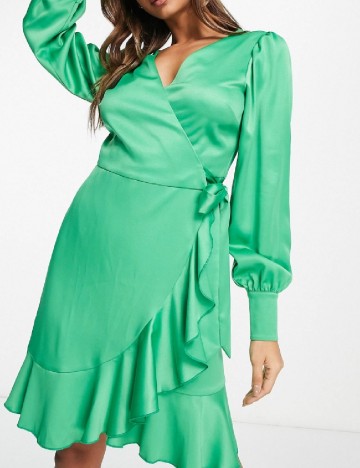 Rochie scurta Style Cheat, verde