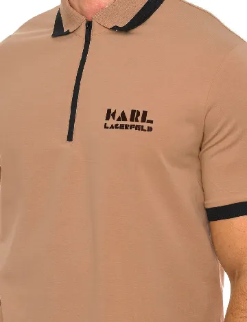 Tricou KARL LAGERFELD, maro Maro