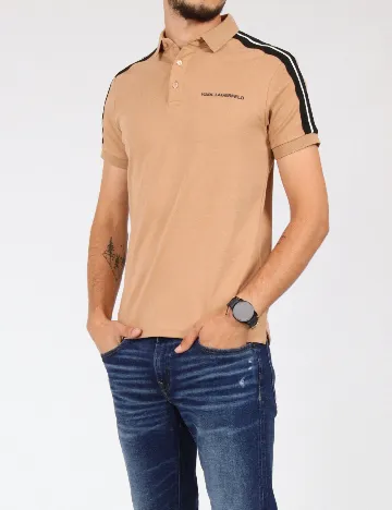 Tricou KARL LAGERFELD, maro Maro