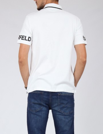 Tricou KARL LAGERFELD, alb