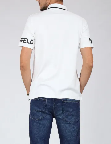 Tricou KARL LAGERFELD, alb Alb