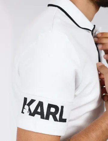 Tricou KARL LAGERFELD, alb Alb