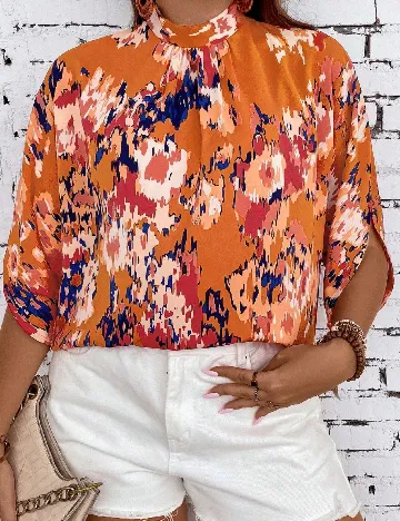 Bluza SHEIN CURVE, portocaliu Portocaliu