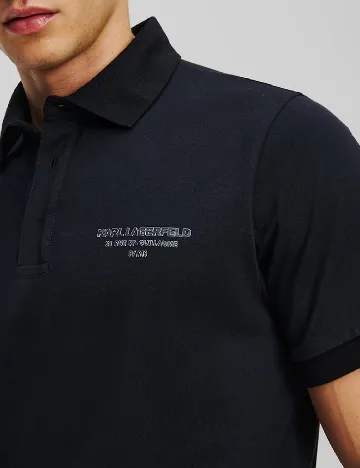 Tricou KARL LAGERFELD, bleumarin inchis Albastru