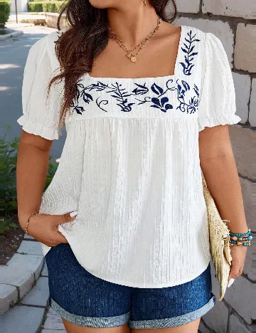 Bluza SHEIN, alb Alb