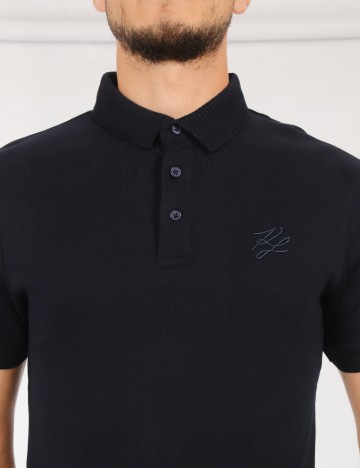 Tricou KARL LAGERFELD, bleumarin inchis