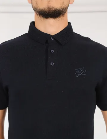 Tricou KARL LAGERFELD, bleumarin inchis Albastru