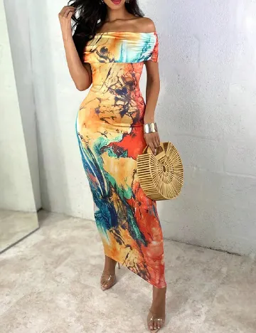 Rochie lunga SHEIN, mix culori Mix culori