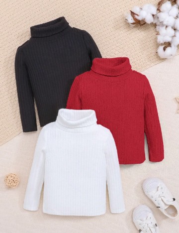 Set bluze 3 bucati Shein Kids, mix culori