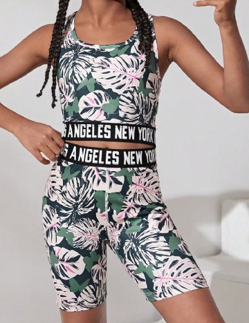 Compleu Shein Kids, verde