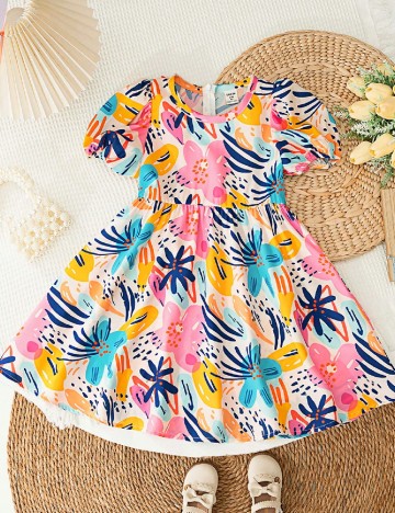 Rochie Shein Kids, mix culori