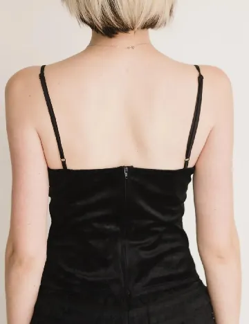 Top Labelrail x Julia Cumming, negru Negru