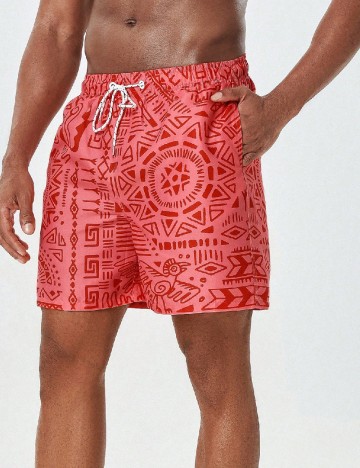 Short de baie SHEIN, roz