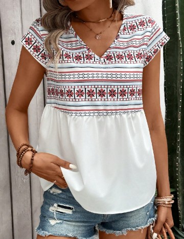 Bluza SHEIN, alb