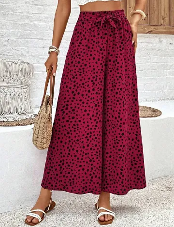 Pantaloni SHEIN, grena Rosu