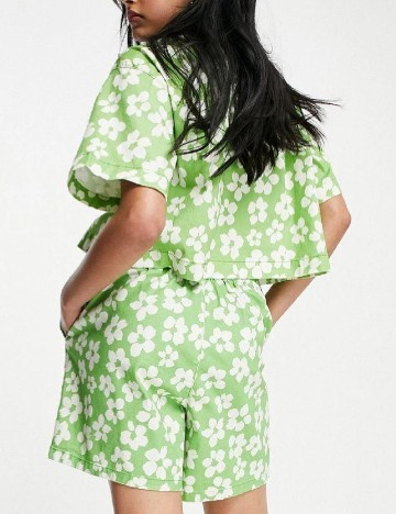Pantaloni scurti Top Shop, verde