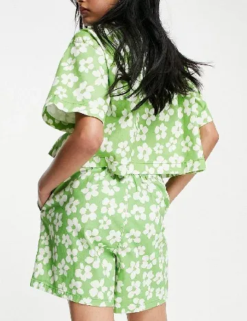 Pantaloni scurti Top Shop, verde Verde