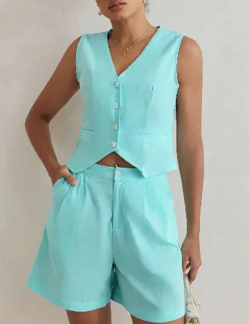 Compleu SHEIN, bleu Albastru
