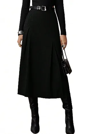 Fusta SHEIN, negru Negru