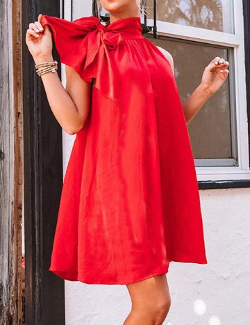 Rochie scurta SHEIN, rosu